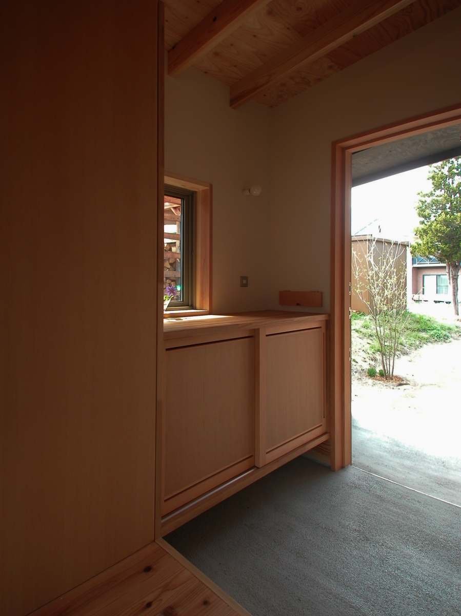 穂高有明の家Ⅲ(安曇野市)-玄関