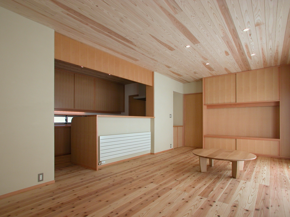 中条の家Ⅰ(松本市)-居間食堂