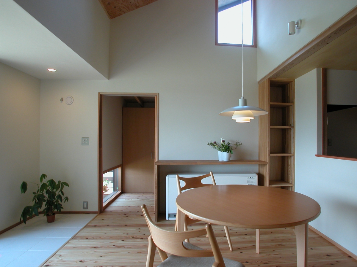 穂高有明の家Ⅲ(安曇野市)-居間食堂