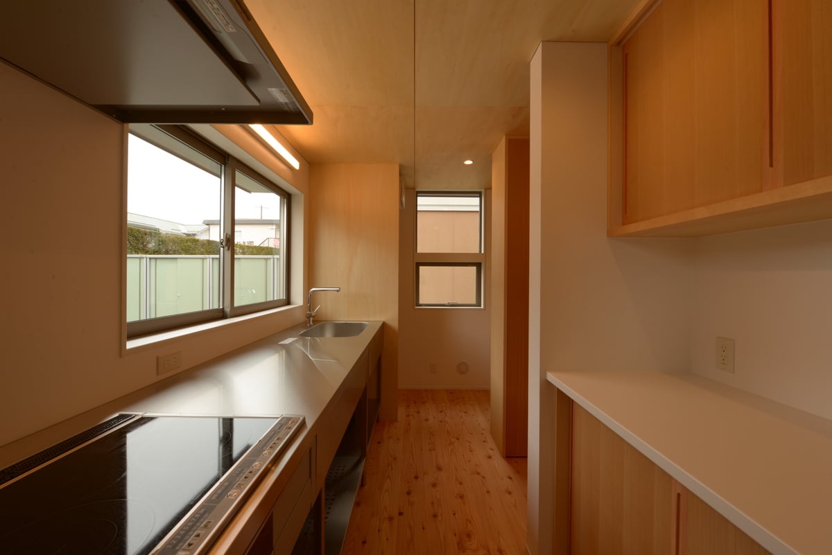 新田の家Ⅰ（台所・ワークスペース）