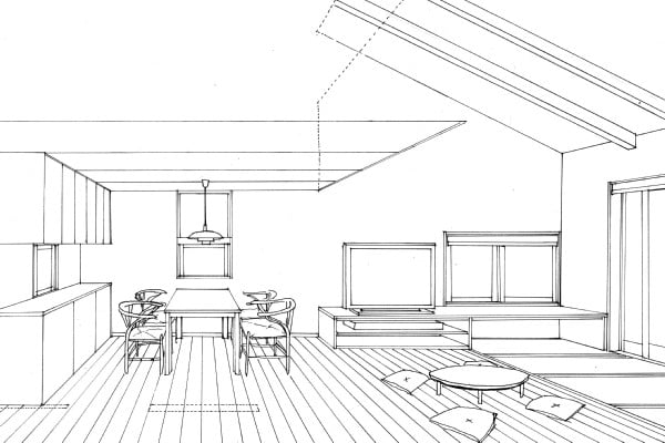 松本市 島立の家Ⅱ 長野県松本市の建築設計事務所 建築家 丸山和男