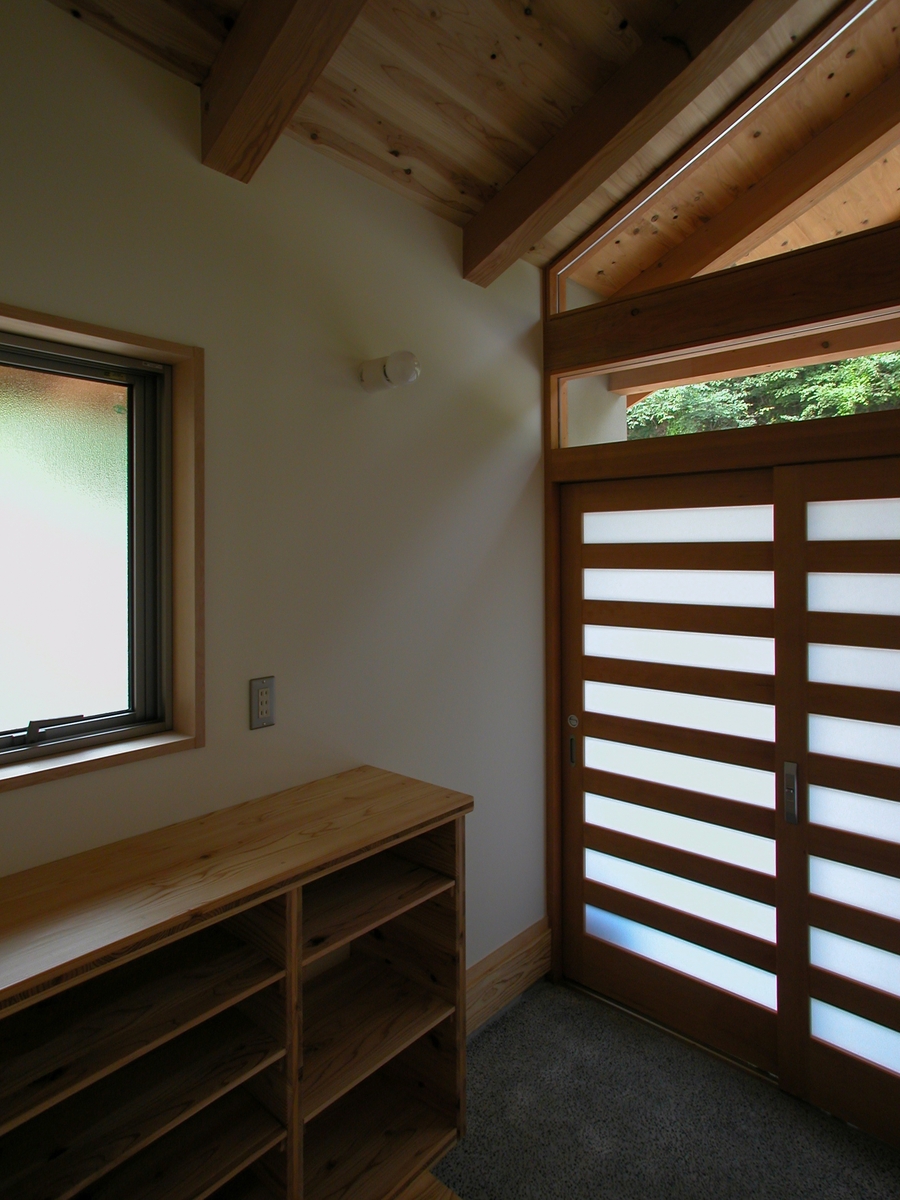 光の家(安曇野市)－玄関