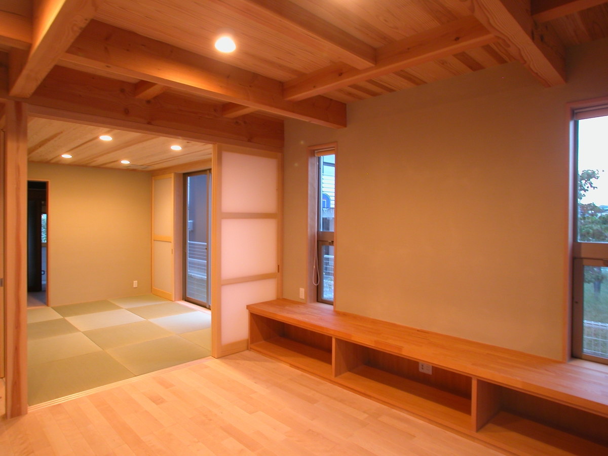 高田の家(長野市)－居間～和室