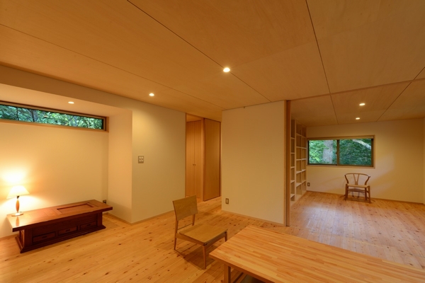 駒ヶ根山荘（駒ヶ根高原）デッキ　長野県　建築家]別荘　リノベーション