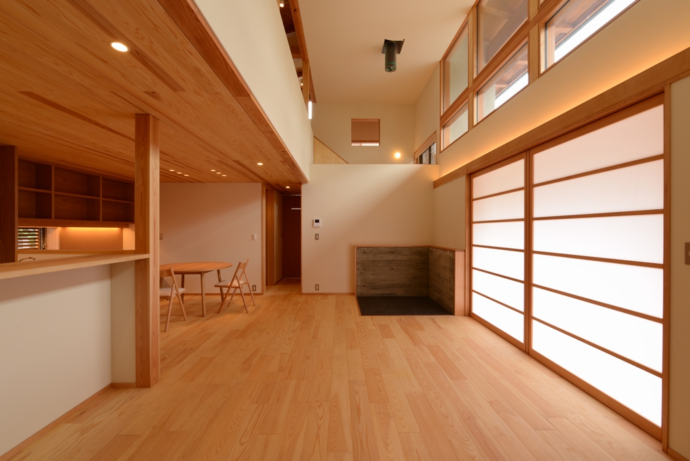 三郷の家Ⅲ（安曇野市）-居間