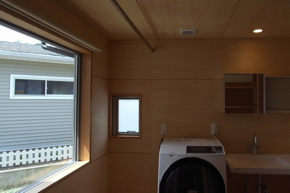 三郷の家Ⅳ（安曇野市）-洗面脱衣洗濯室