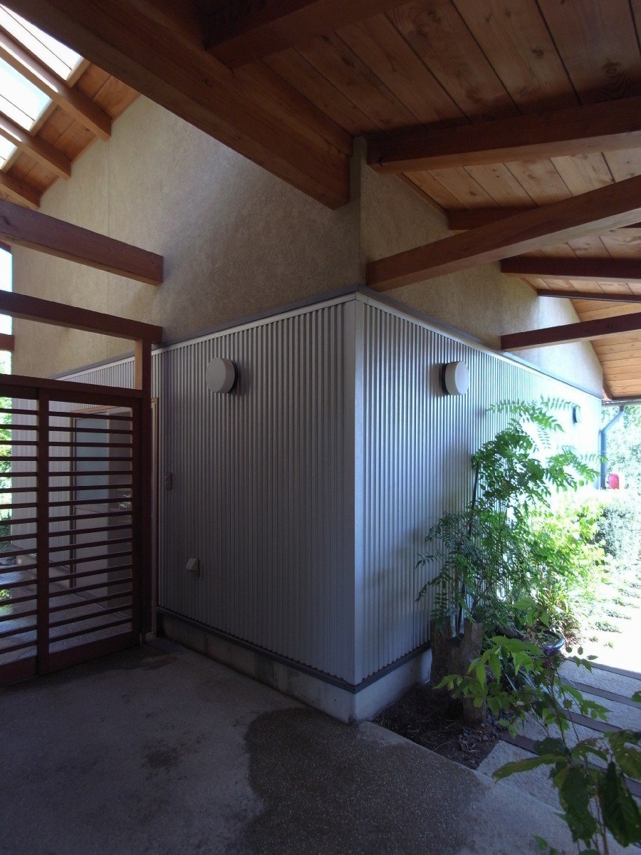 波田の家(松本市)－外観アプローチ