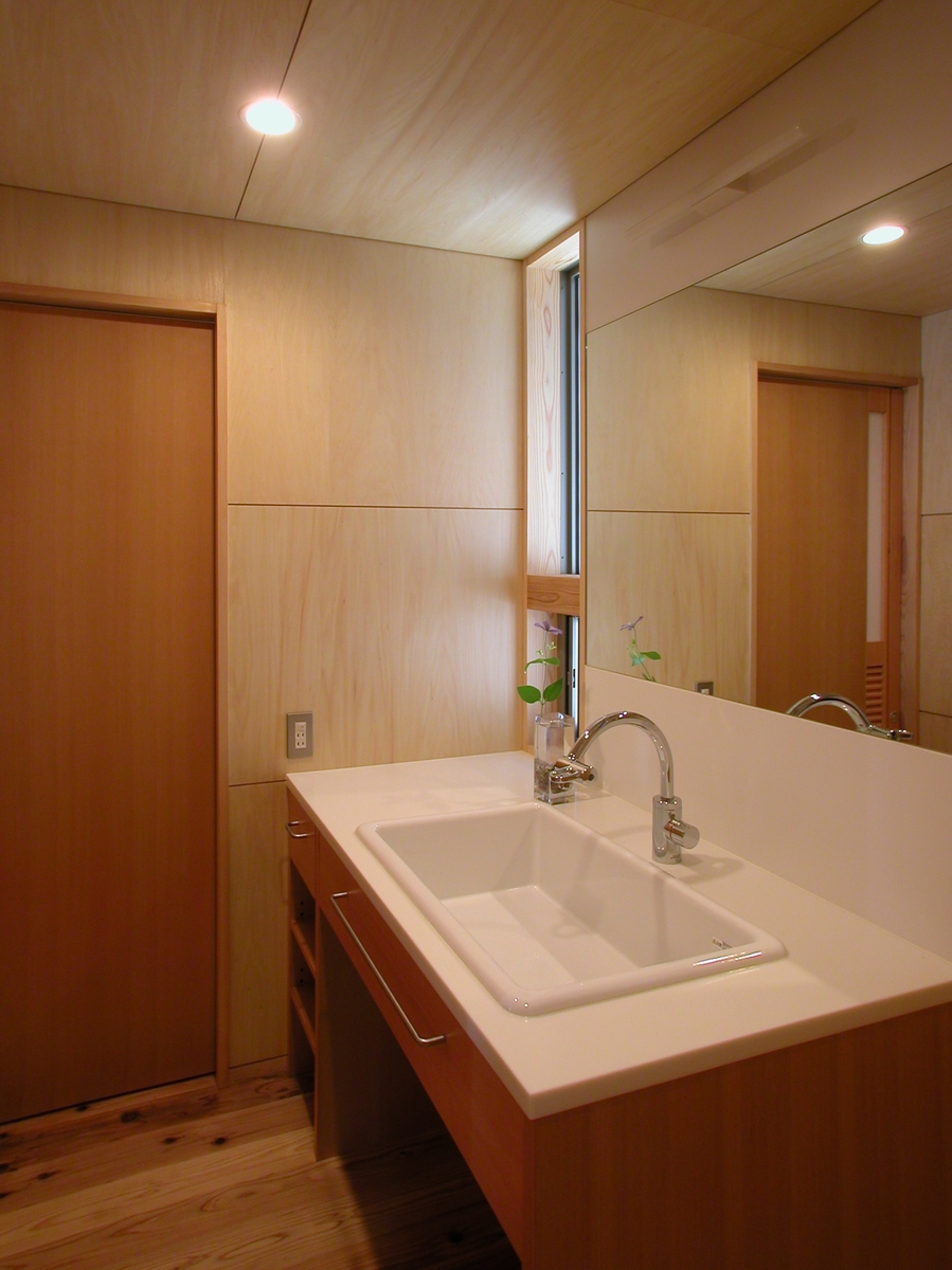 穂高有明の家Ⅲ(安曇野市)-洗面脱衣室