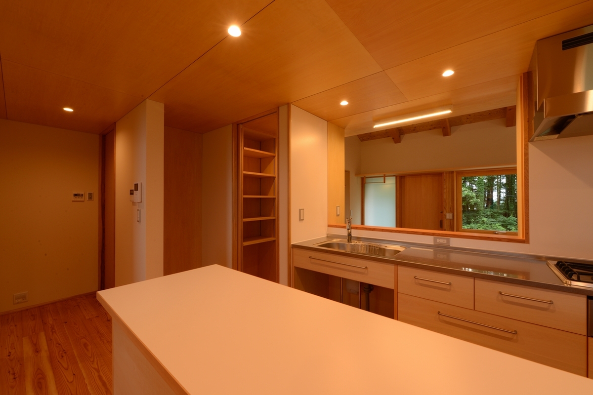 明野の家(山梨県北杜市)―台所