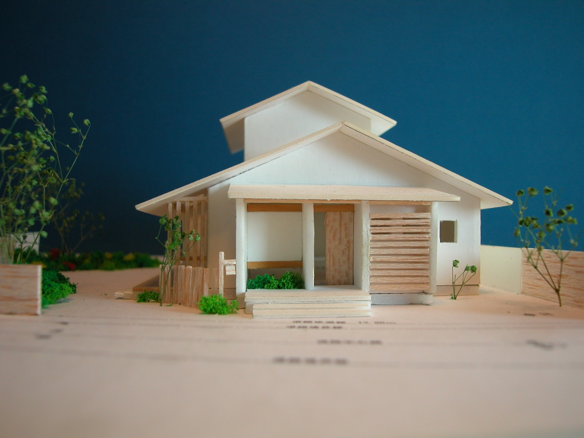 カフェあくら(松本市)－計画模型