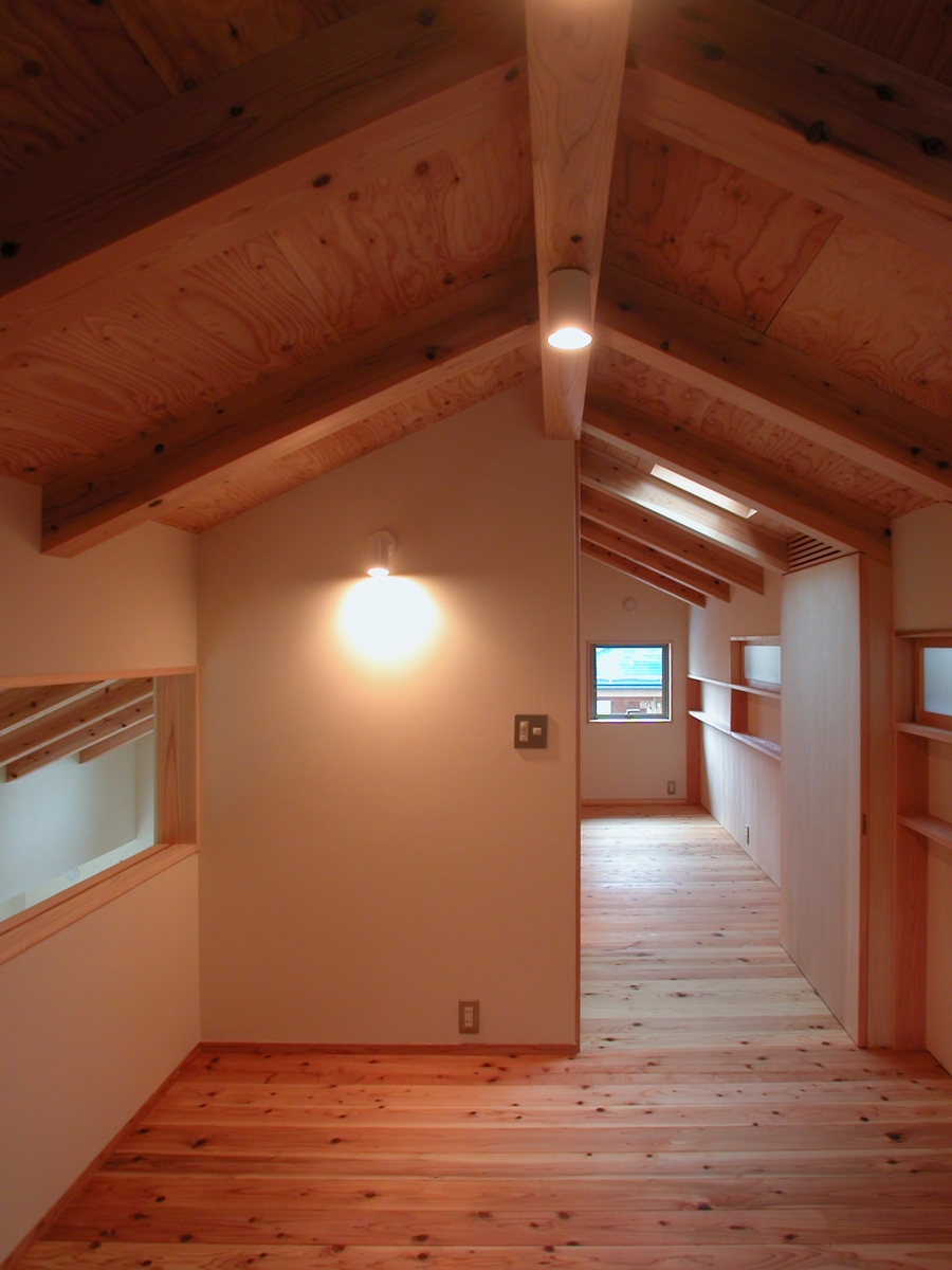 穂高有明の家Ⅲ(安曇野市)-２階個室（寝室）