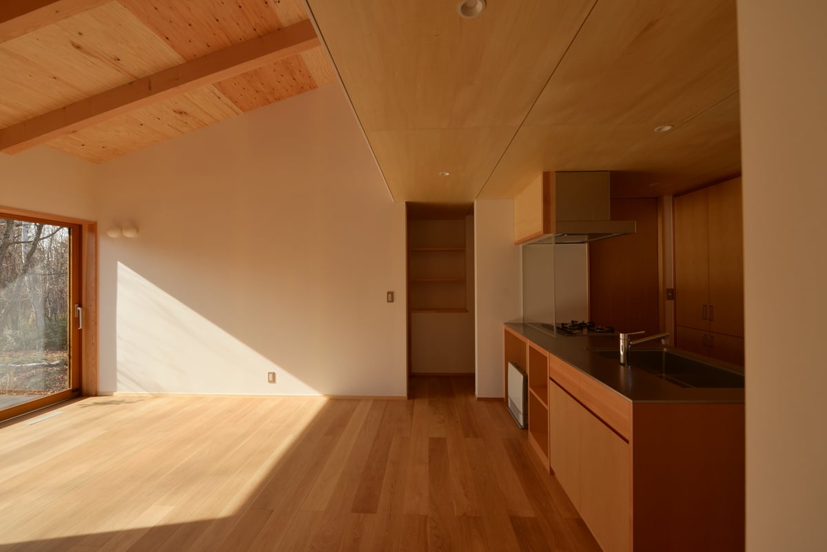 飯綱山荘Ⅱ（長野市飯綱高原）－LDK竣工時