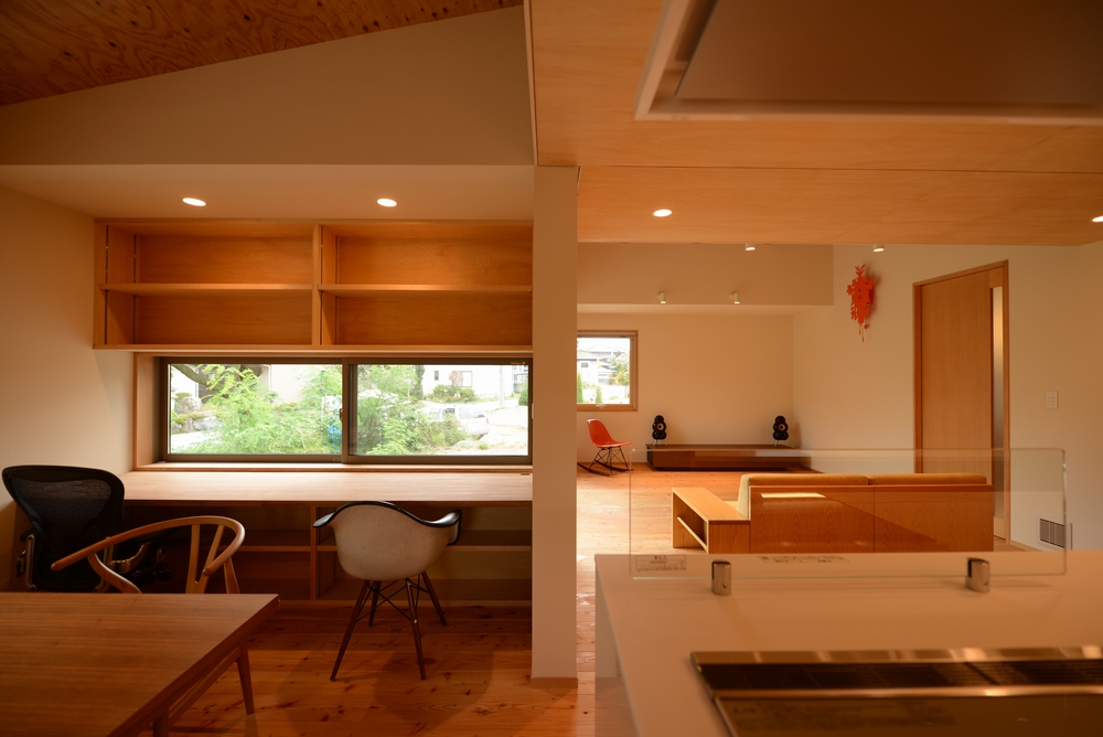 三郷の家Ⅳ（安曇野市）-台所食堂～居間