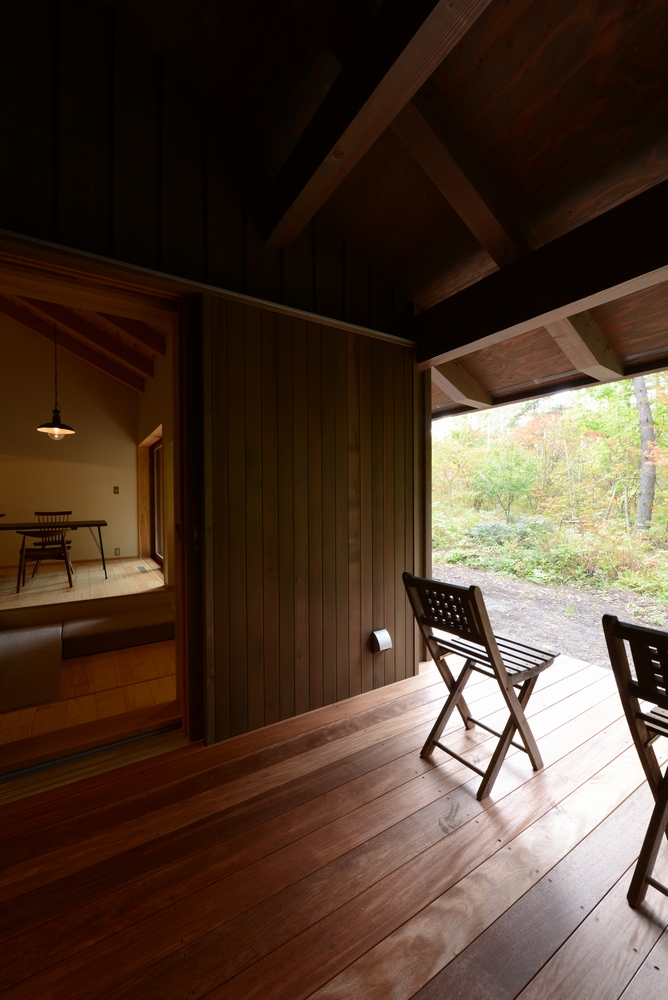 飯綱山荘(長野市飯綱高原)－インナーデッキ