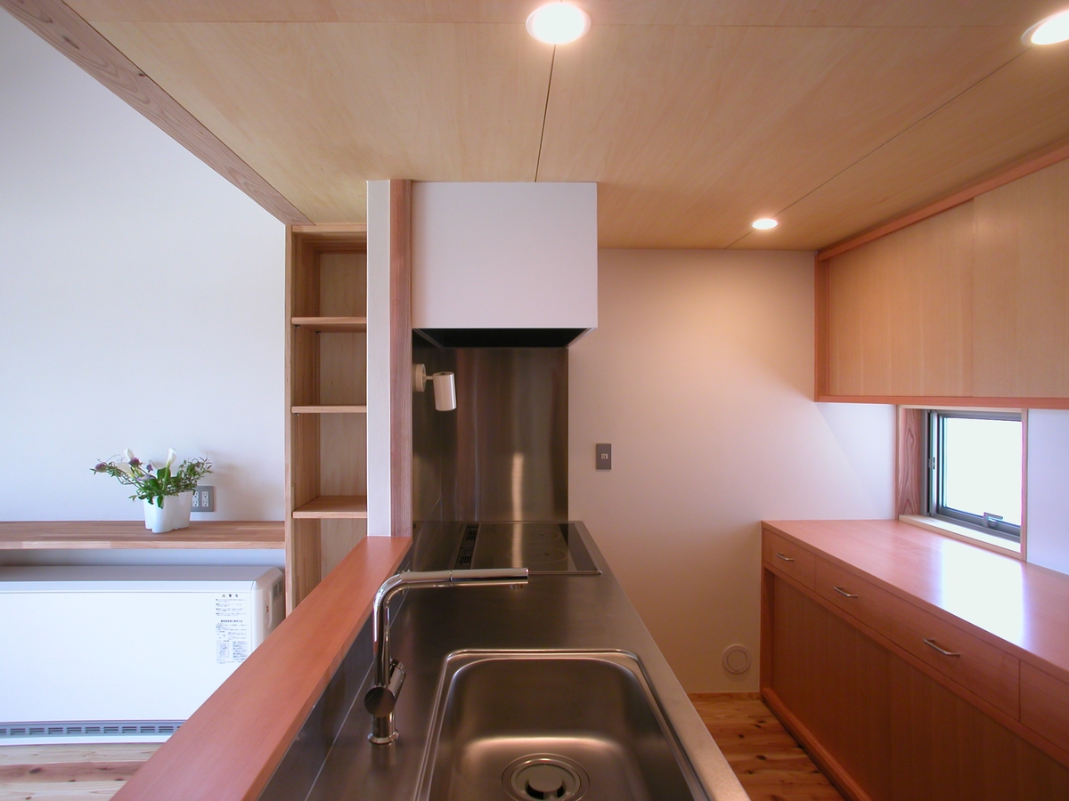 穂高有明の家Ⅲ(安曇野市)-台所