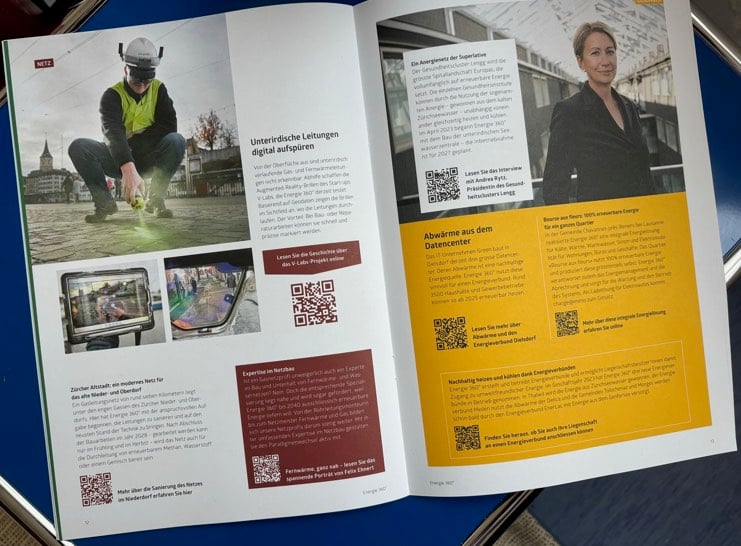 Gedruckter Geschäftsbericht