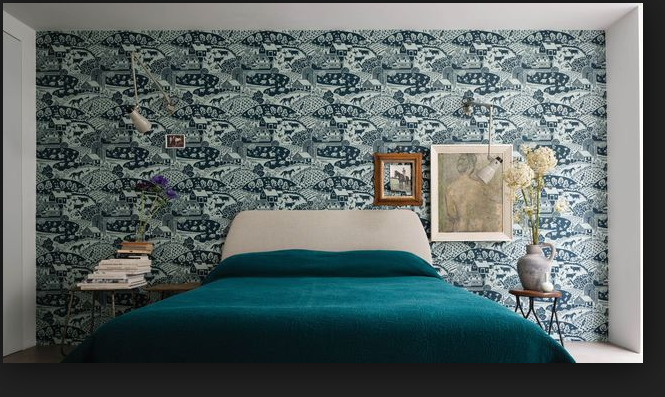 Chambre bohème chic,