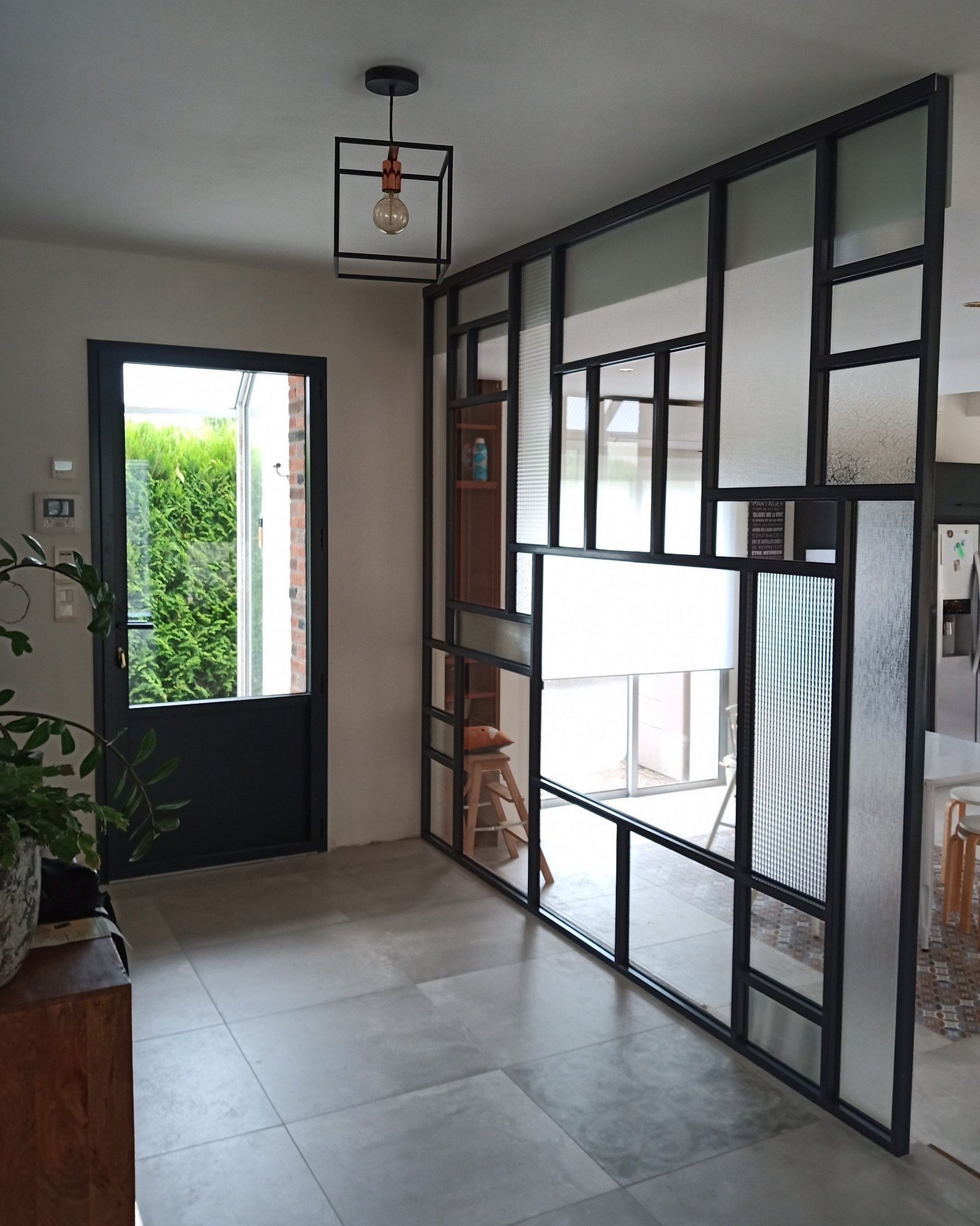 Création d'une verrière