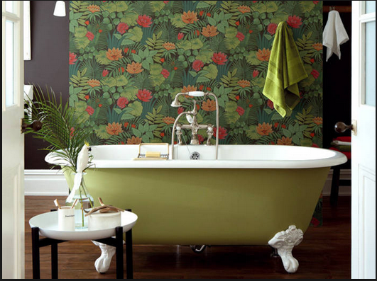 Salle de bains boudoir,