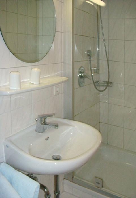 Badezimmer mit Dusche ...