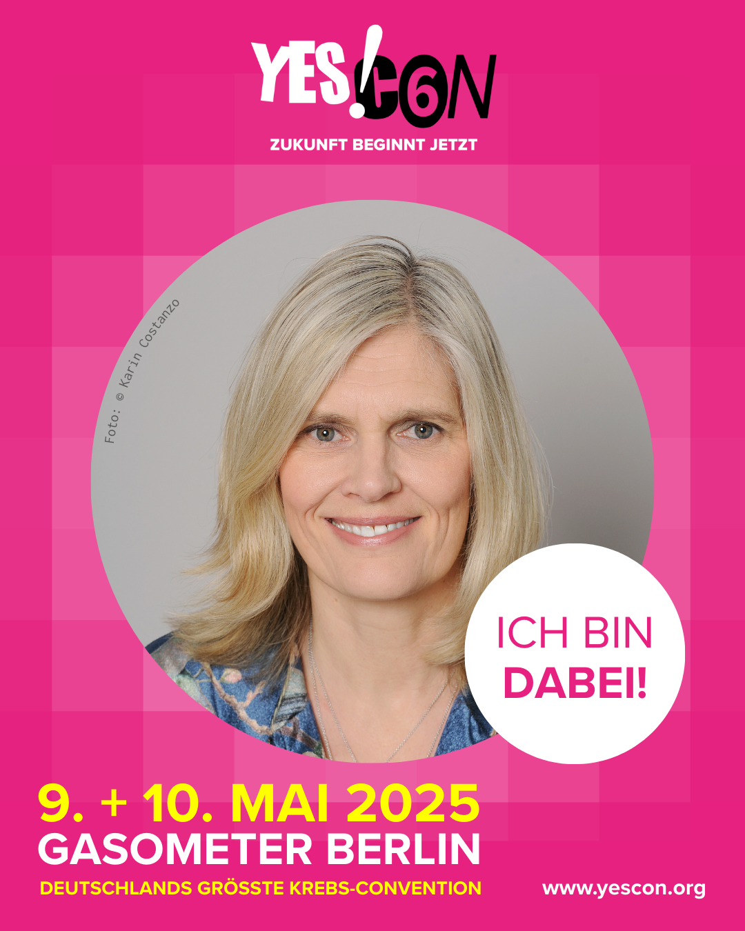 YES!CON 6.0: Triff mich als Speakerin auf Deutschlands größter Krebs-Convention