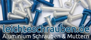 Aluminium Schrauben, Aluminium Mutter, Aluminium Hülsen, Abstandshülsen