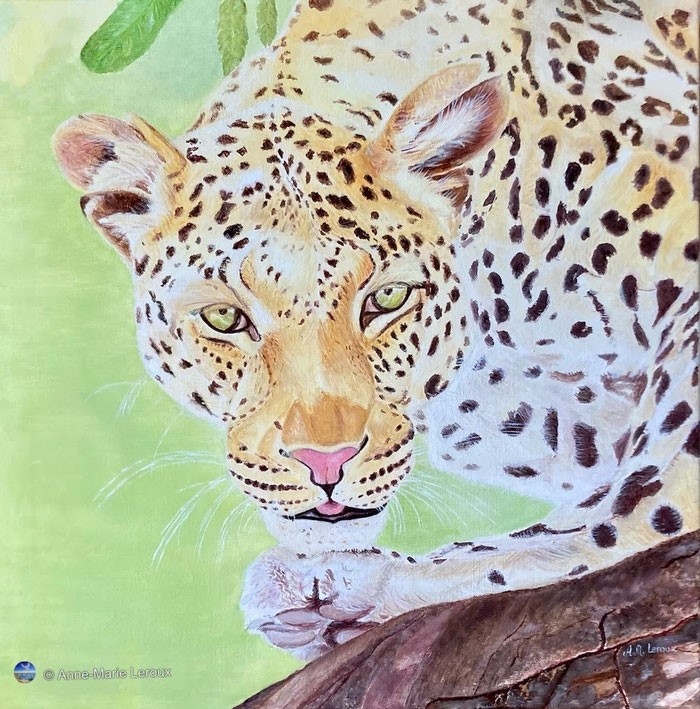 Copyright Anne-Marie Leroux Artiste Peintre.Tous droits réservés.