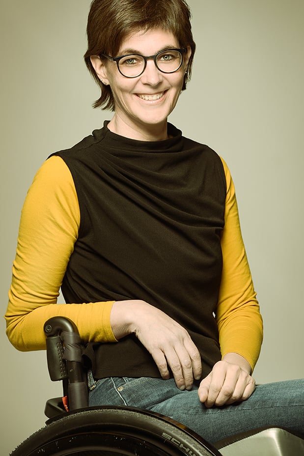 Portrait Rollstuhlfahrerin