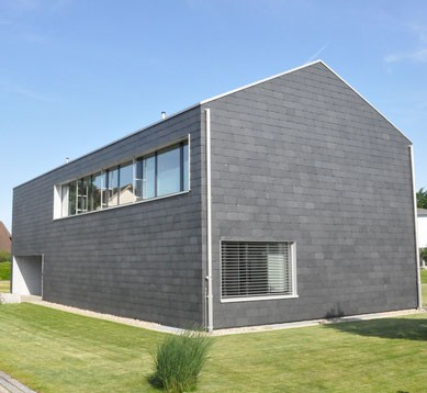 Fassade Naturschiefer Rossi Dach AG Oberbüren