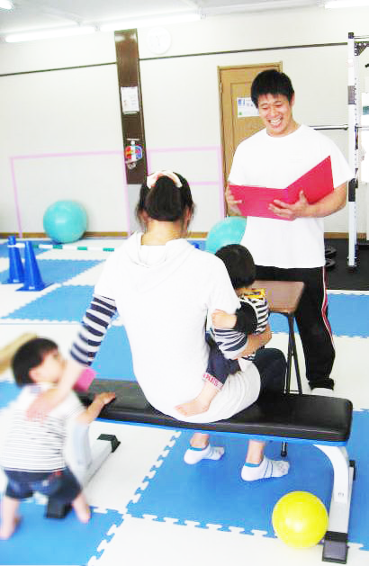 お子様連れでのトレーニング