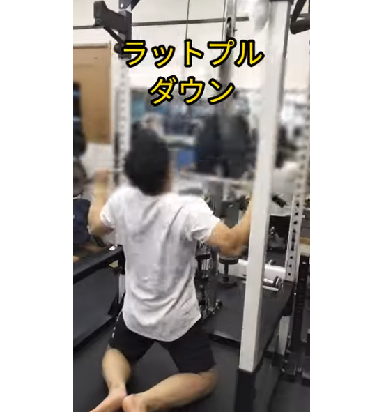 背中のトレーニング