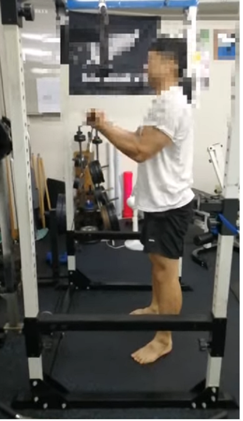 太い腕を目指して！　　上腕スーパーセット　　先日のお客様