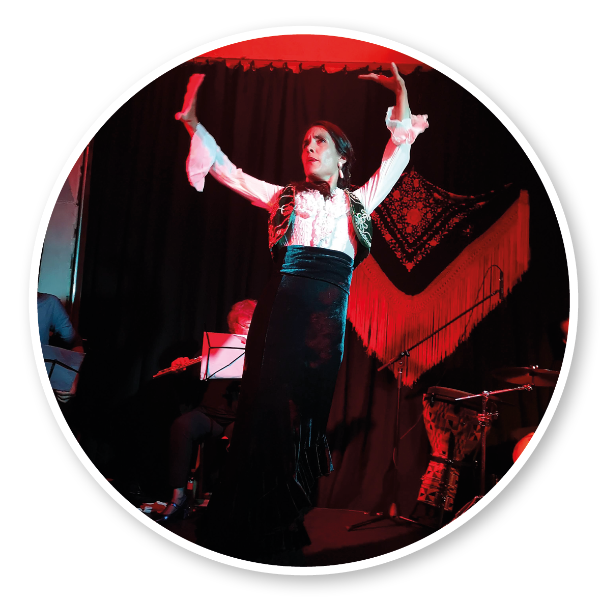 Quartett Küffer - Perrin - Schiavano - Gigena & Tänzerin Naty Cabrera