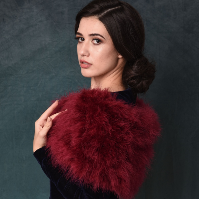 federstola hochzeit vintagestil vintage kleider retromode vintage accessoires