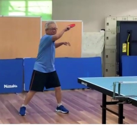 2022年2月、ピンギスで練習中。