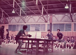 駒場での試合風景