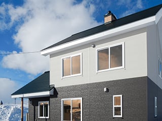 子供部屋にロフトのある家外観