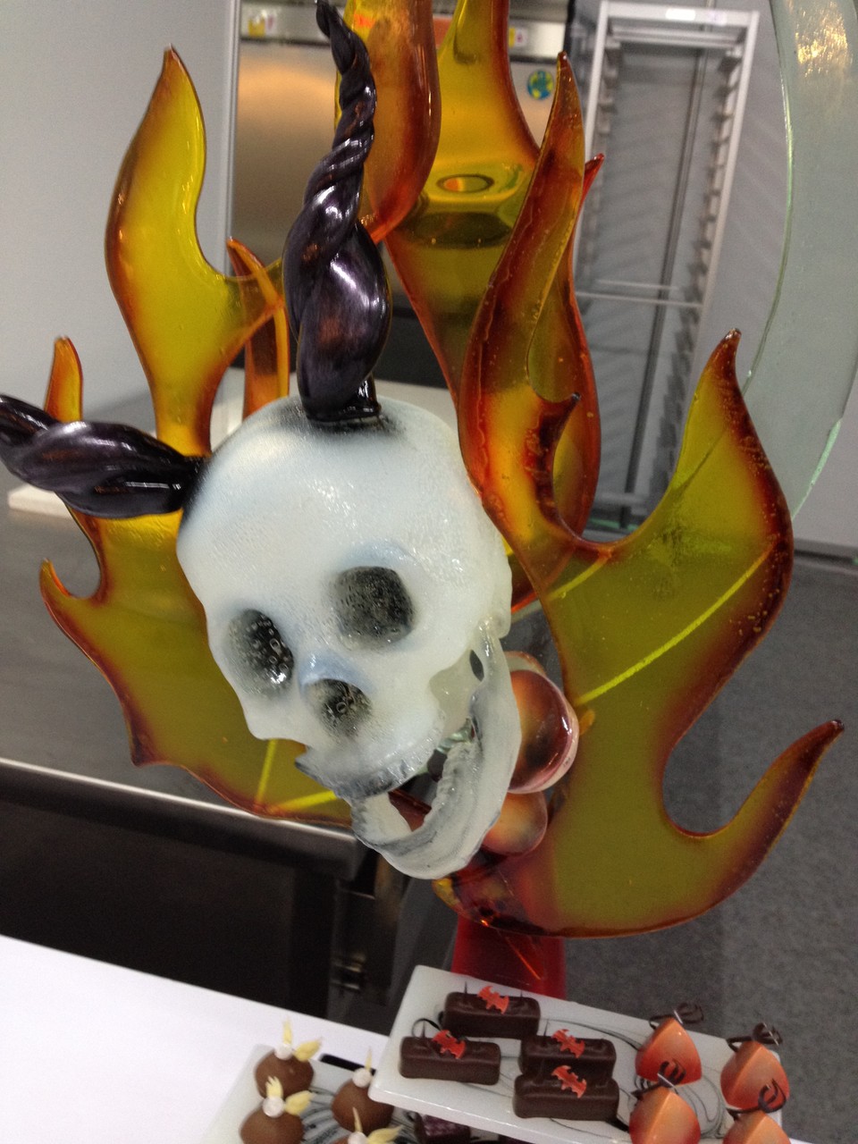 Detailansicht des Totenkopfes