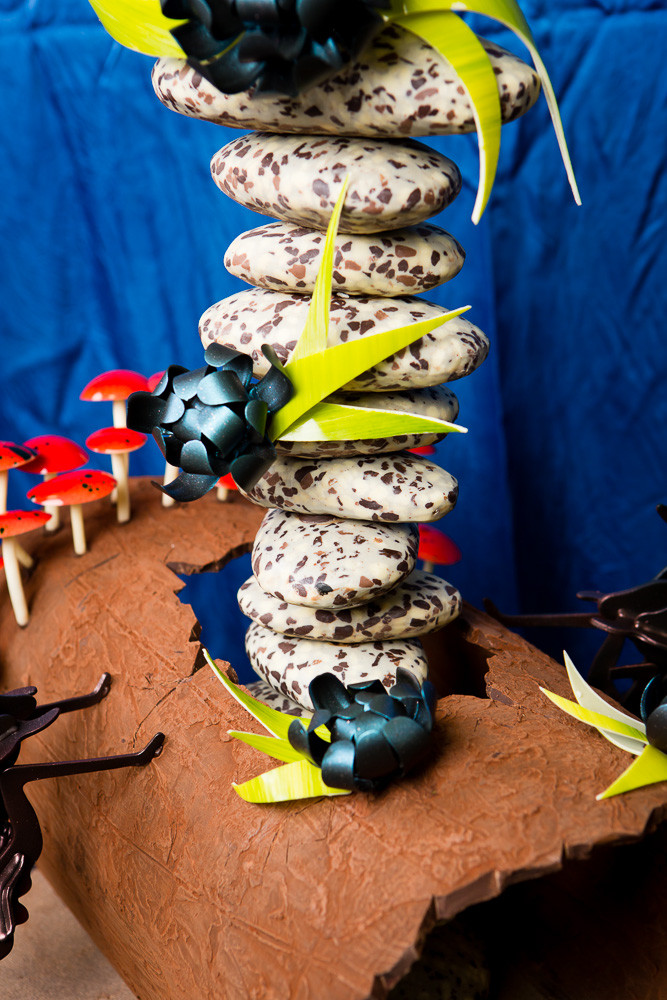 Vanessa Schnyder 3. Gesamtrang Swiss Chocolat Masters 2013 in Bern Detailansicht Schaustück