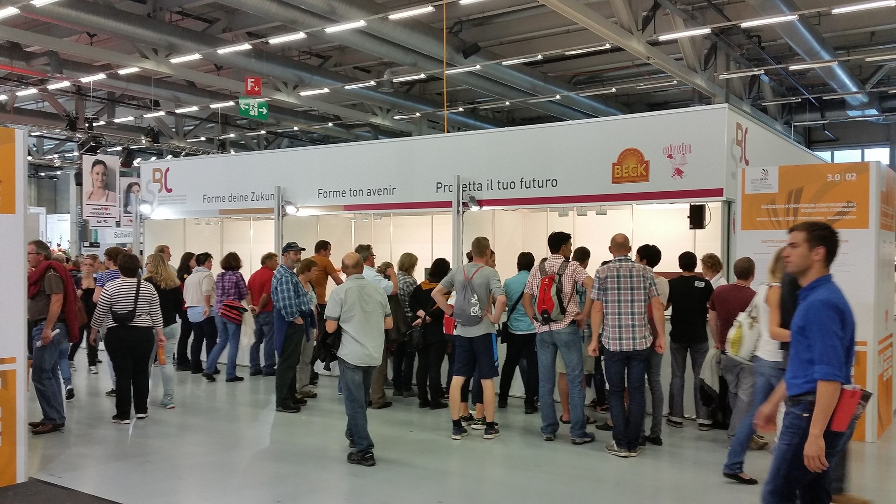 Während 4 Tagen hatte es immer sehr viele Zuschauer