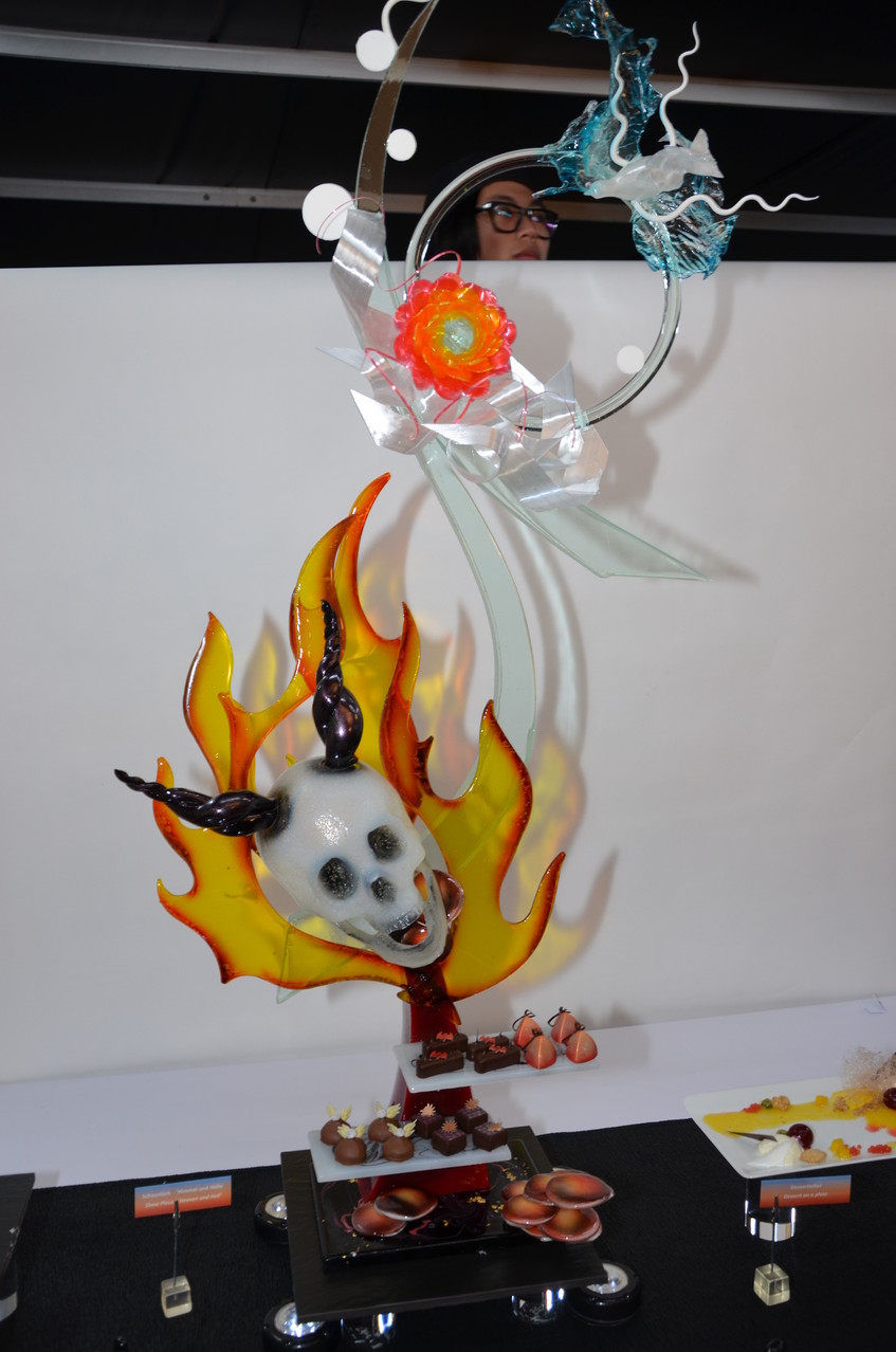 Zuckerschaustück zum Thema Himmel und Hölle