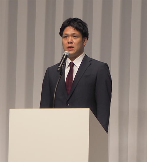 説明する森永製菓研究所・山本貴之氏