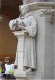 Bacon’s statue in the Oxford Museum of Natural History –image © Brian Clegg