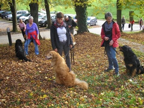 Links hinten Booker, Mitte Thaler, rechts Baki