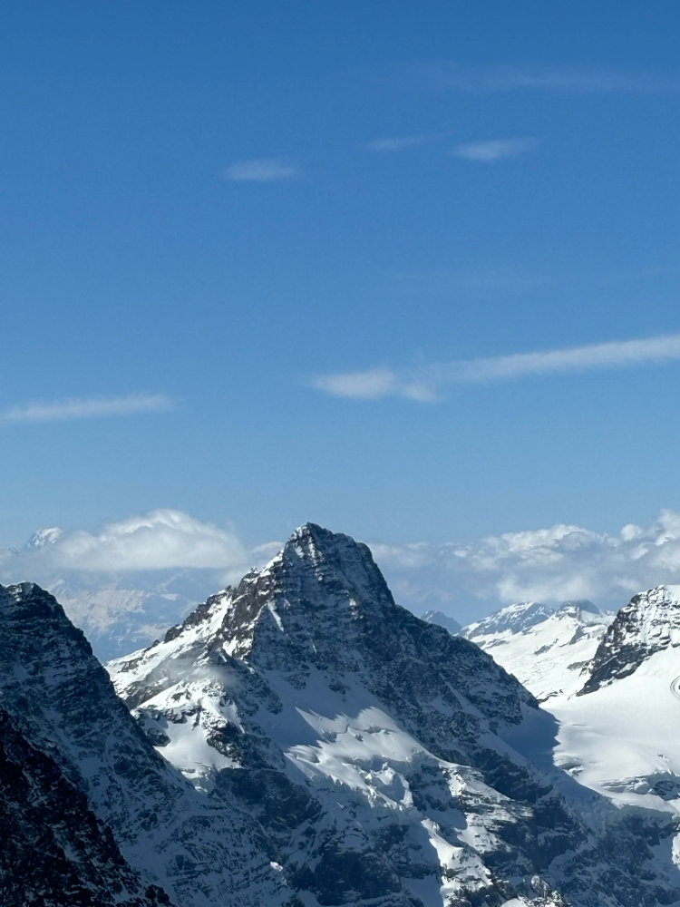 Lauterbrunnen Breithorn vam Loiwihorn uis