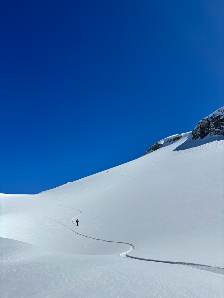 Abfahrt vom Birghorn