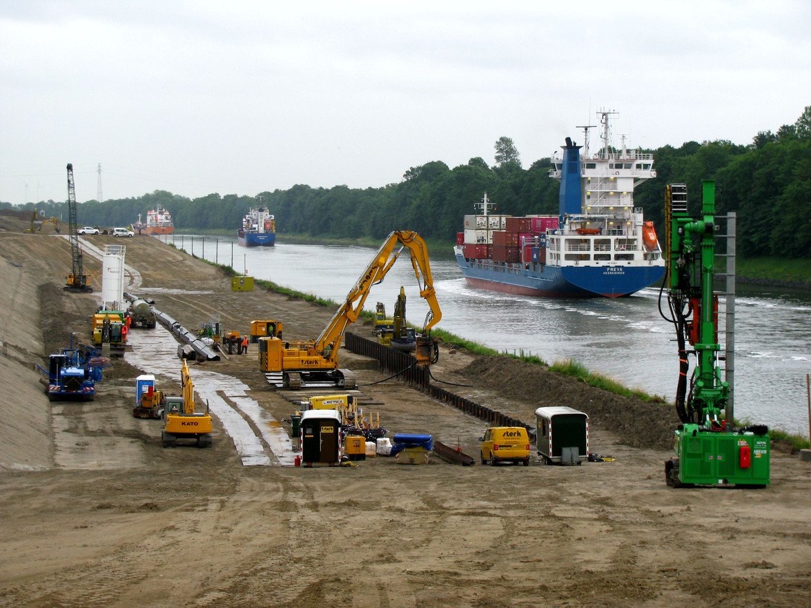 Nord-Ostsee-Kanal, landseitig - Bodenmanagement, örtliche Bauüberwachung 