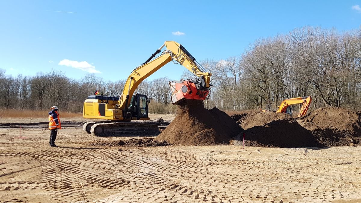 Ehemalige Eiderkaserne - Kampfmittelsondierung