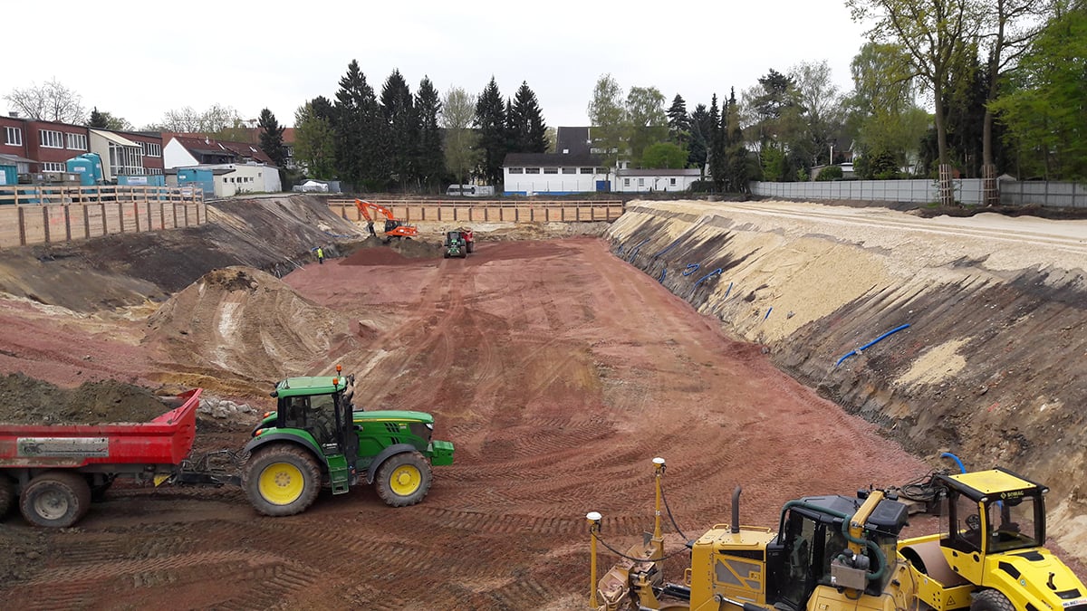 Meistermeile Offakamp – Baugrunderkundung, Baugrubenplanung, Fachbauleitung