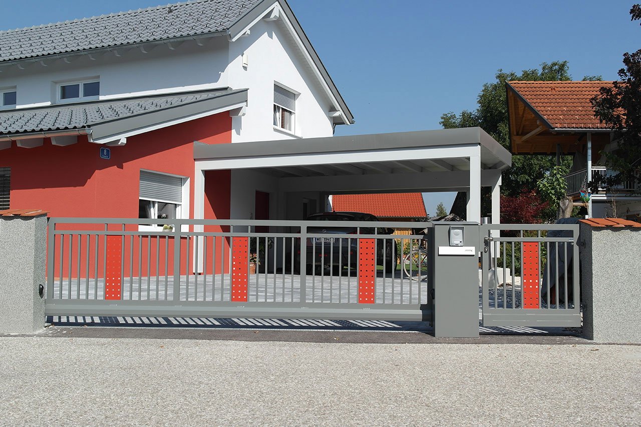 Sprossen mit Obergurt und Lochblech